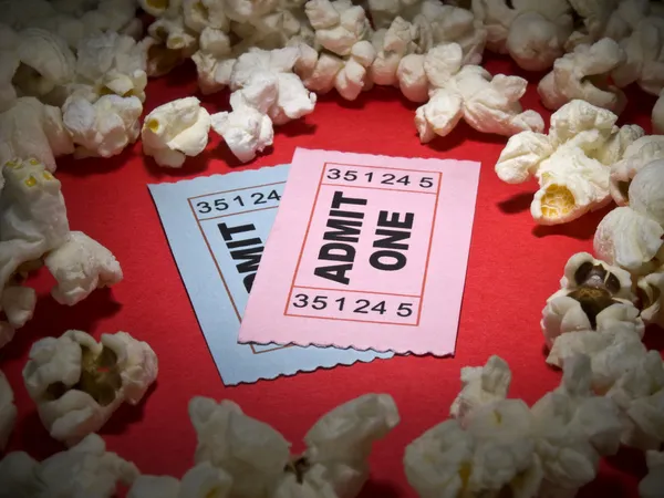 stock image Movie stub