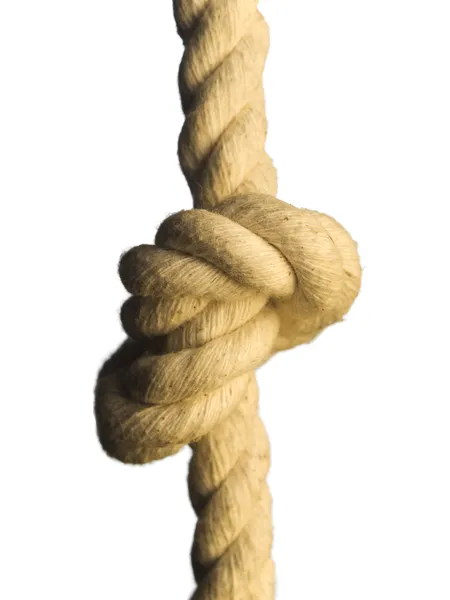 Knot on the rope — Stock Photo, Image
