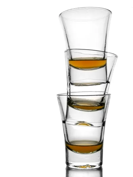 Tres tragos de whisky —  Fotos de Stock