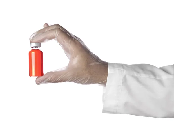 Red vial — Stock Photo, Image