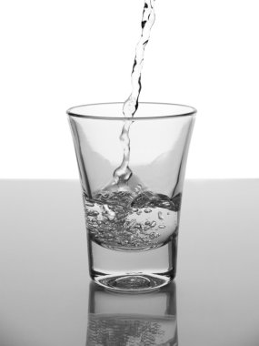 Glass of water clipart