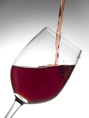 Glass of wine clipart