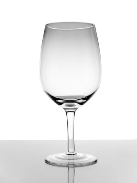 Leeres Glas Wein — Stockfoto