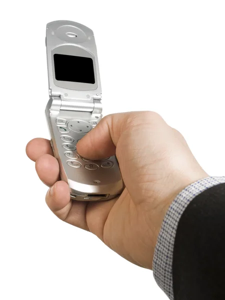 Ein Handy in der Hand — Stockfoto