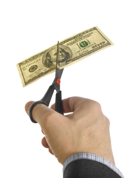 Cut the bill — Stock Photo, Image