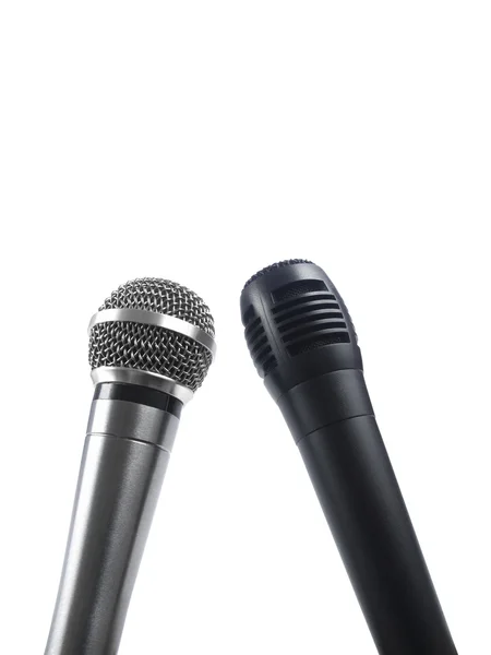 Två mikrofoner — Stockfoto