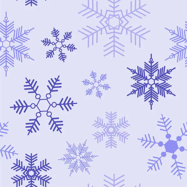 Sneeuwvlokken patroon — Stockvector