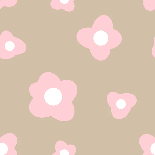 Φόντο Ροζ Λουλούδια — Διανυσματικό Αρχείο