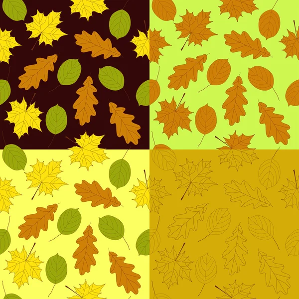 Őszi levelek — Stock Vector