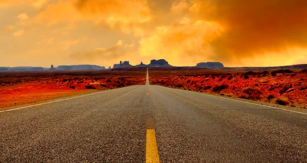 Vägen till Monument Valley — Stockfoto