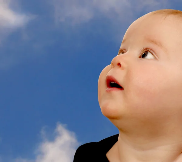 Baby In the Clouds — Stock Photo, Image