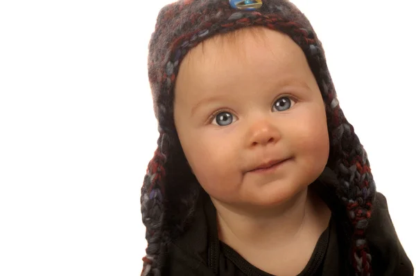 Bebé niña en sombrero —  Fotos de Stock