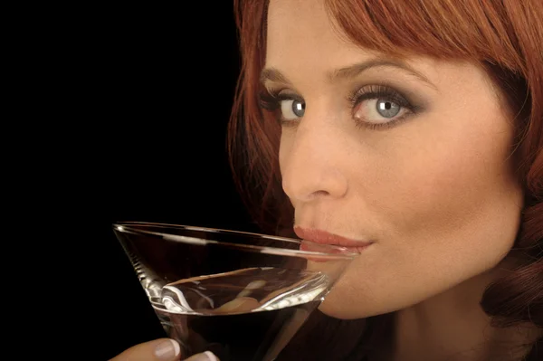 stock image Woman with Martini