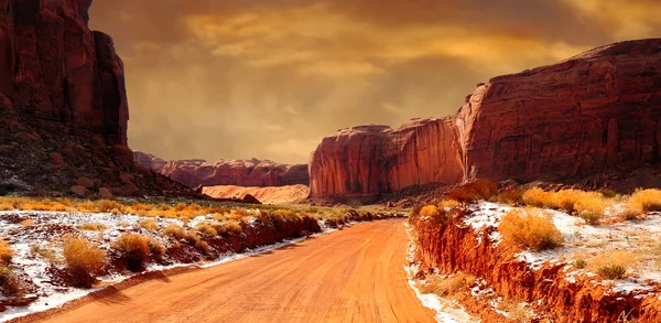 Monument Valley invierno — Foto de Stock