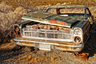 Rusted Old Car clipart