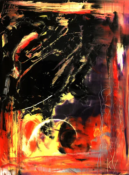 Abstrakte Ölmalerei — Stockfoto