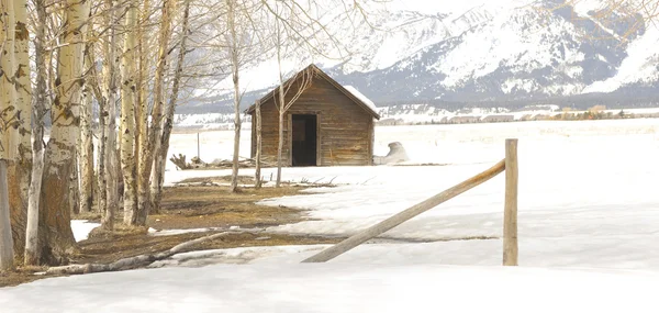 "Wyoming" stodoła — Zdjęcie stockowe