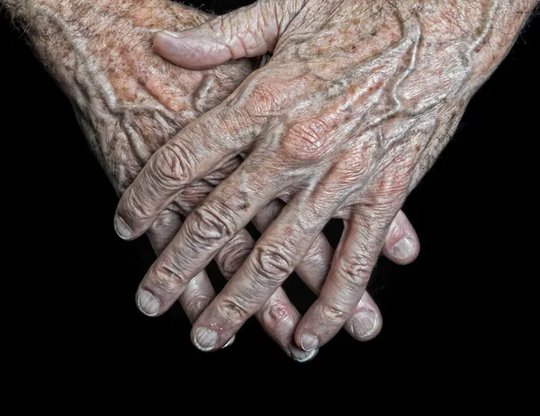 Руки старшого чоловіка — стокове фото