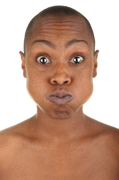 頬を持つ女性 — ストック写真