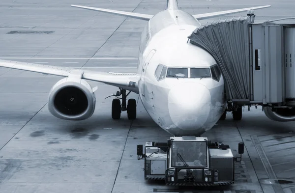 Aircraft boarding — Stock Photo, Image