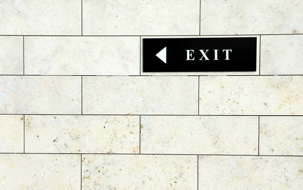 Exit sign — Stock Photo, Image