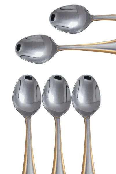 Metal spoons — Stock Photo, Image
