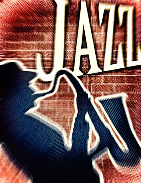 Kreativa jazz bakgrund — Stockfoto