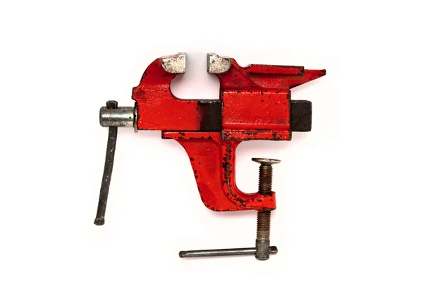 Red Vise Tool Clipart Your Art Design White Background — Stock Photo, Image