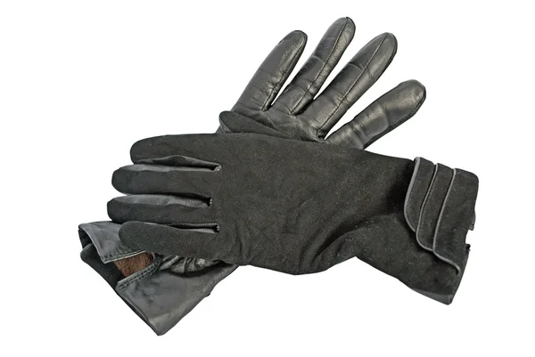 Black gloves. — Stock Photo, Image