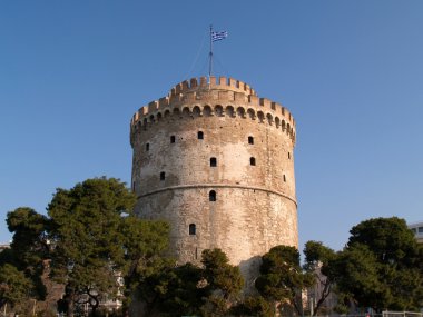White Tower of Thessaloniki clipart