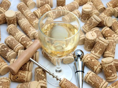 White wine clipart
