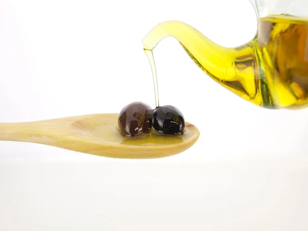 Оливки й маслини — стокове фото