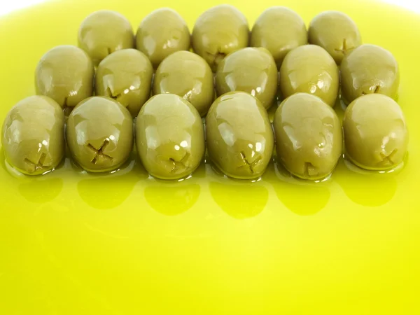 Azeitonas e azeite — Fotografia de Stock
