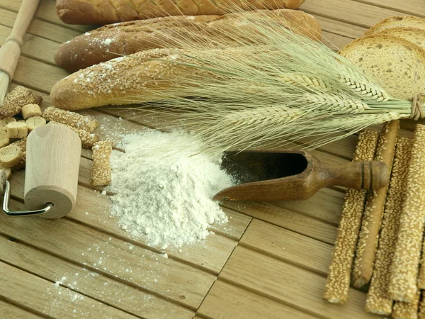 Buğday ve un — Stok fotoğraf