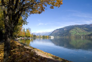 Autumn in Zell am See clipart