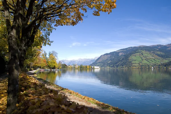 Autumn in Zell am See — Stock Photo, Image