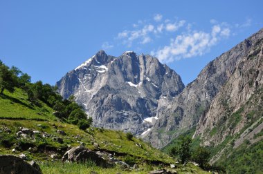 dağ gorge ve kaya