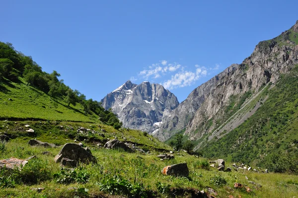Desfiladero de montaña y roca — Foto de Stock