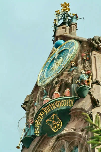 Stock image Church of Our Lady Nuremberg clock, clockwork