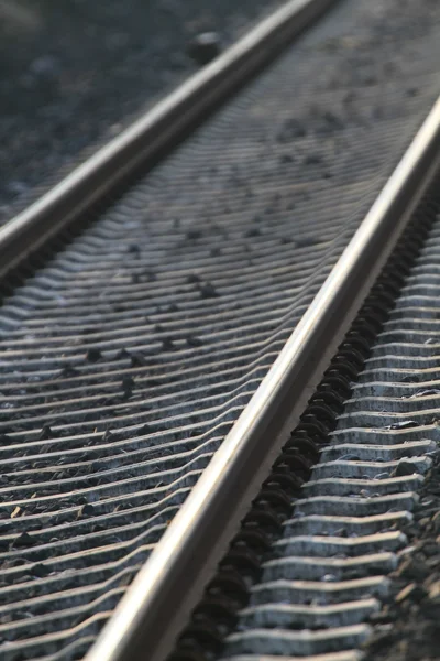 Demiryolu parça. raylar — Stok fotoğraf