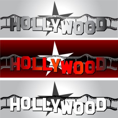 Hollywood star clipart