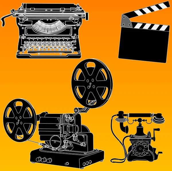 Industria cinematográfica — Archivo Imágenes Vectoriales