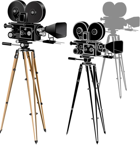 Filmová kamera — Stockový vektor