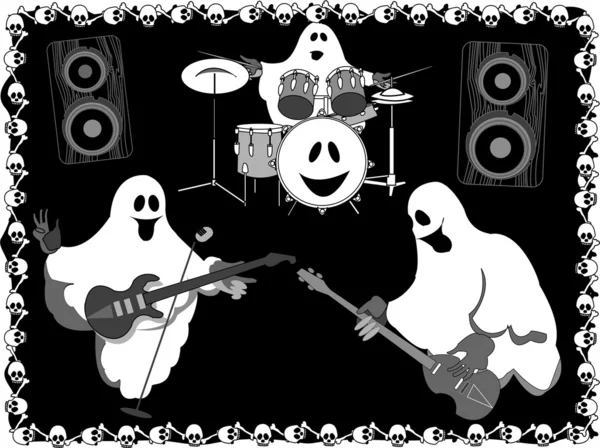 Fantasmas de Halloween . —  Vetores de Stock
