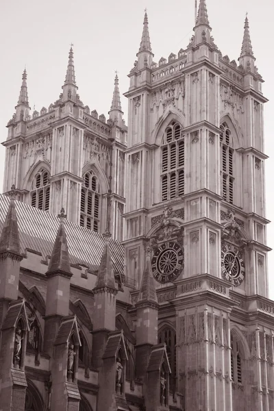 런던에 있는 웨스트민스터 대 수도원 교회 — 스톡 사진