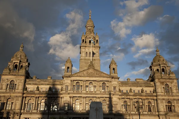 Câmaras da cidade em Glasgow — Fotografia de Stock