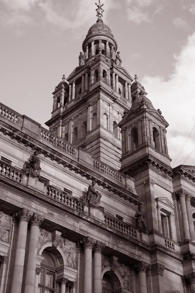 Câmaras da cidade em Glasgow — Fotografia de Stock