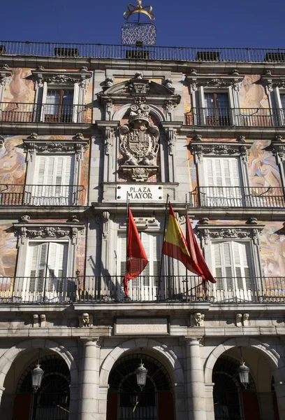Plaza Belediye Başkanı, Madrid, İspanya — Stok fotoğraf
