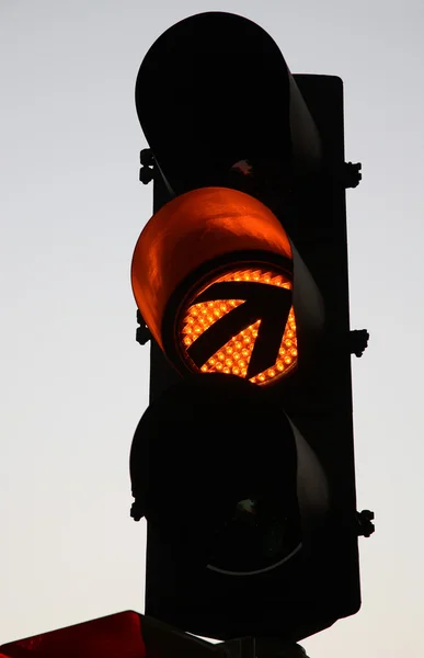 Feu de circulation orange — Photo