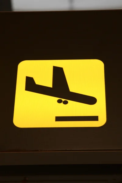 Varış işaretiHava Taşımacılığı işareti — Stok fotoğraf